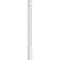 Ekena Millwork Two Equal Flat Panel PVC Pilaster w/Decorative Capital & Base, 4"W x 48"H x 2"P PILP04X048DFP02-2 - alternate 2